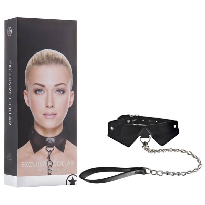 Ouch! Exclusive Collar & Leash - Black