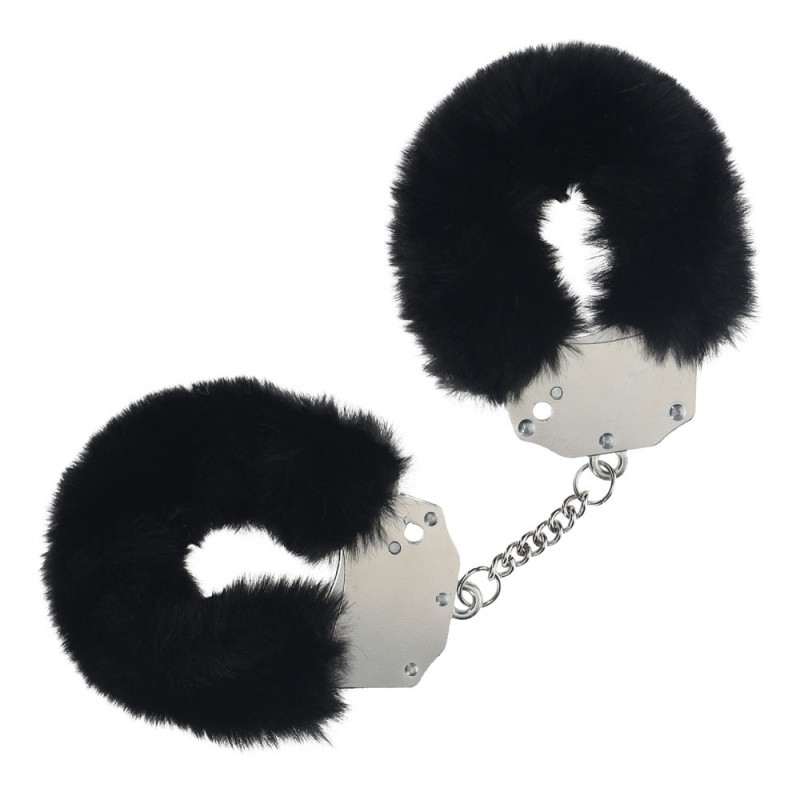 Ouch! Heavy-duty Fluffy Cuffs - Black