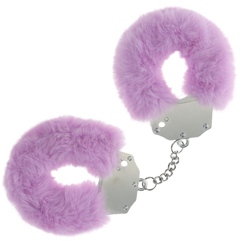 Ouch! Heavy-duty Fluffy Cuffs - Lavender