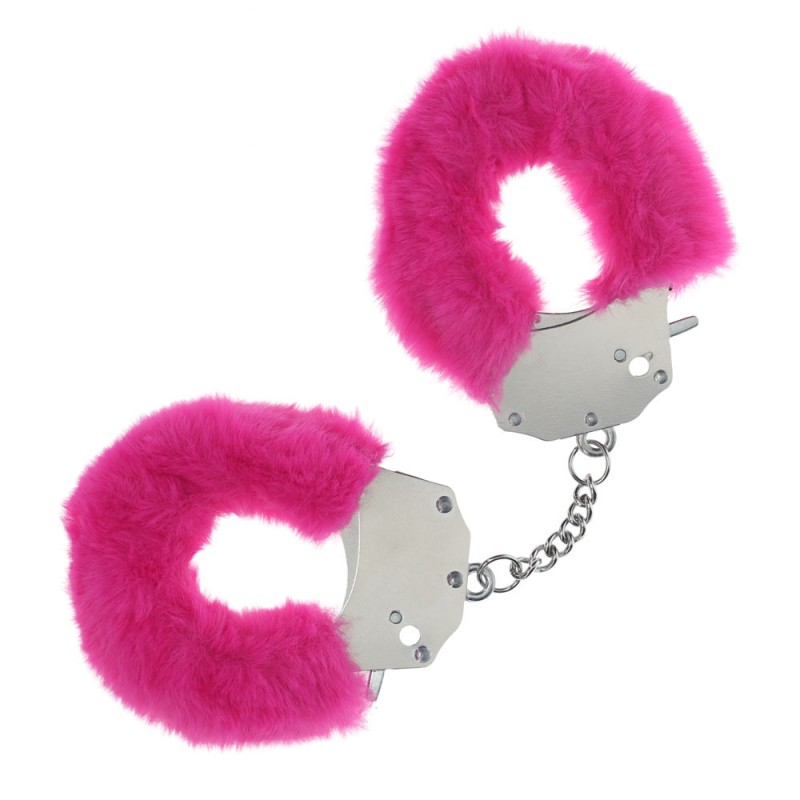 Ouch! Heavy-duty Fluffy Cuffs - Pink