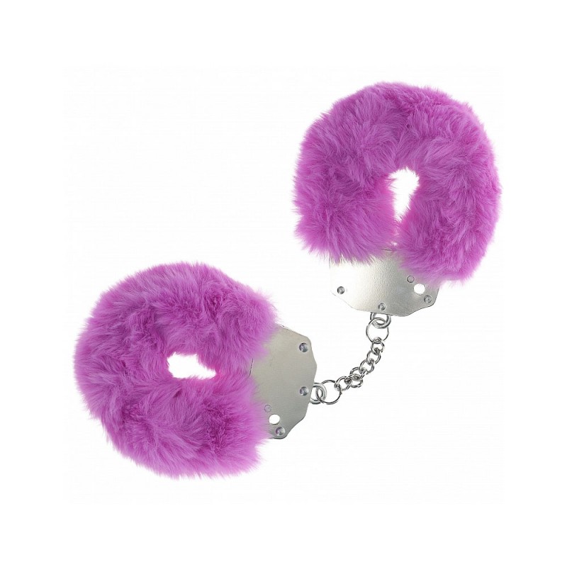 Ouch! Heavy-duty Fluffy Cuffs - Purple