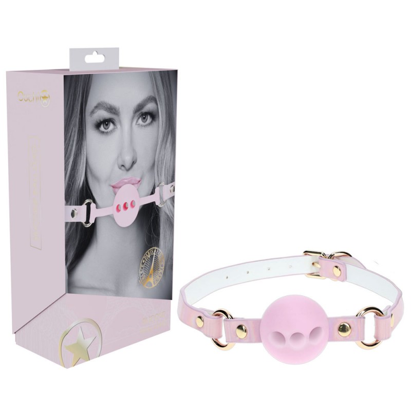 OUCH! Paris Pink Collection - Silicone Ball Gag