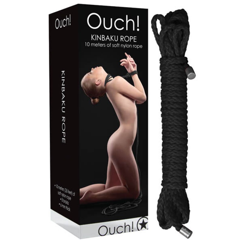 Ouch! Kinbaku Rope 10 Metres - Black