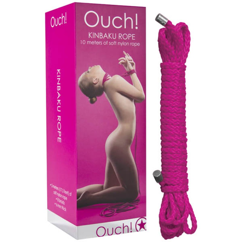 Ouch! Kinbaku Rope 10 Metres - Pink