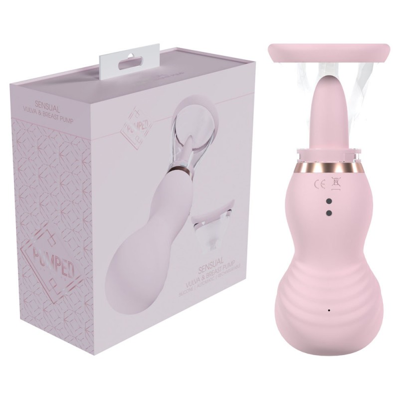 Pumped Boost Auto Vulva & Breast Pump - Pink