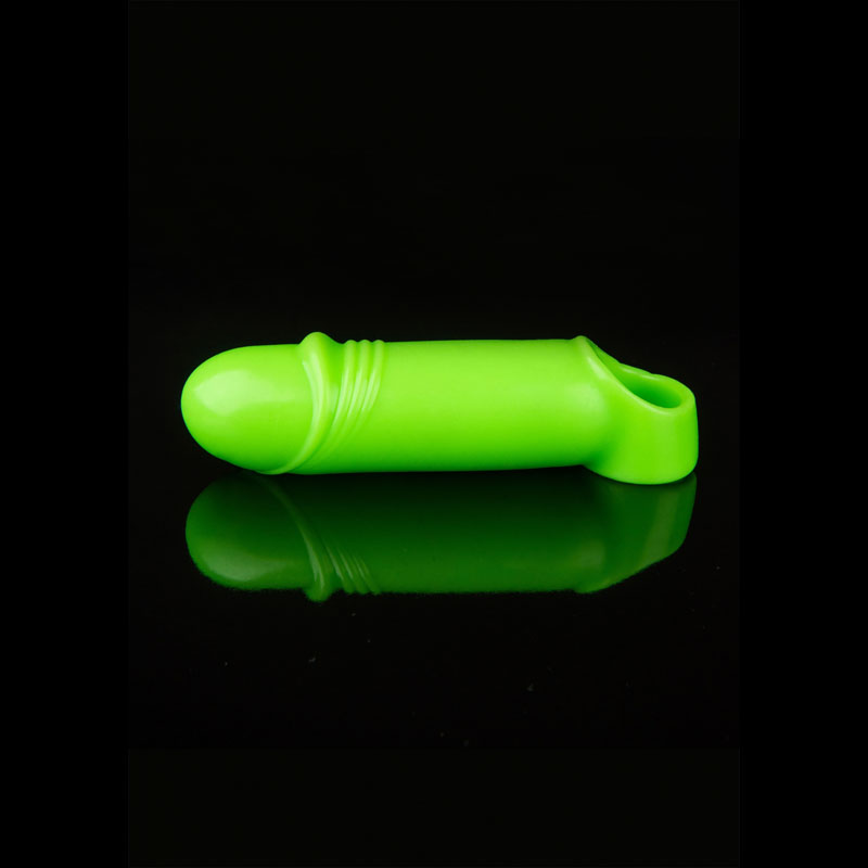 Ouch! Glow in the Dark Smooth Thick Stretchy Penis Sleeve