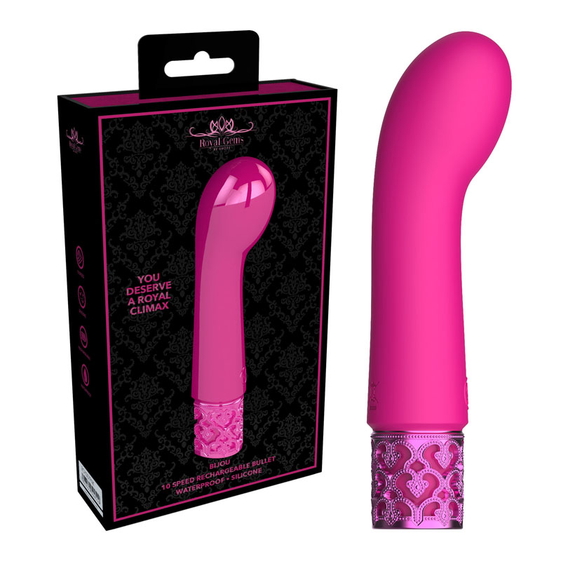 Royal Gems Bijou Silicone Bullet - Pink