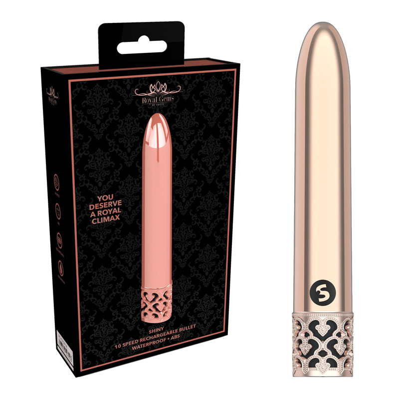 Royal Gems Bullet Vibe Rose Gold - Shiny