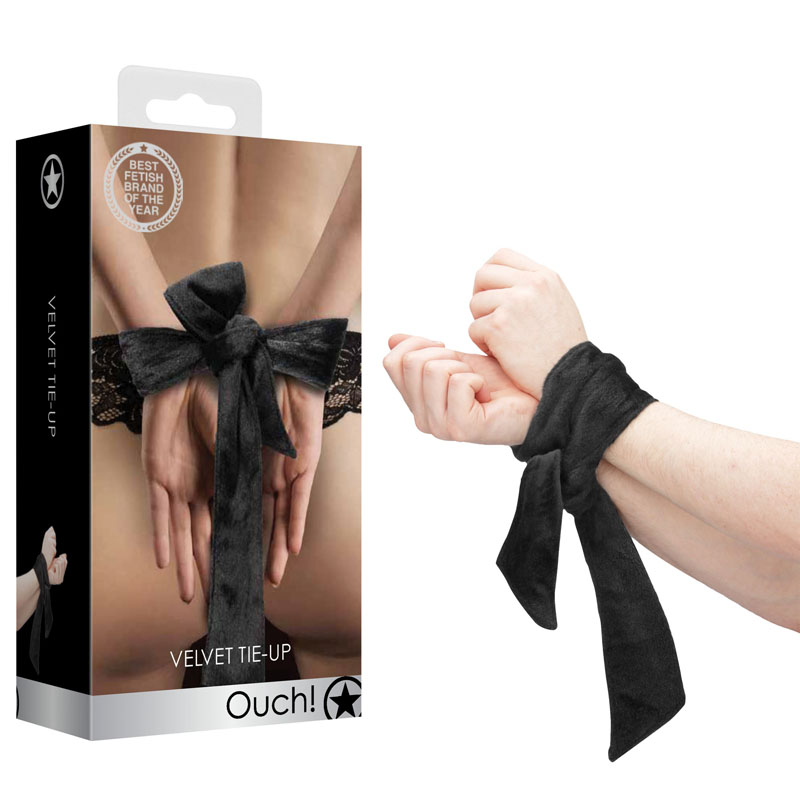 Ouch! Velvet & Velcro Tie-Up