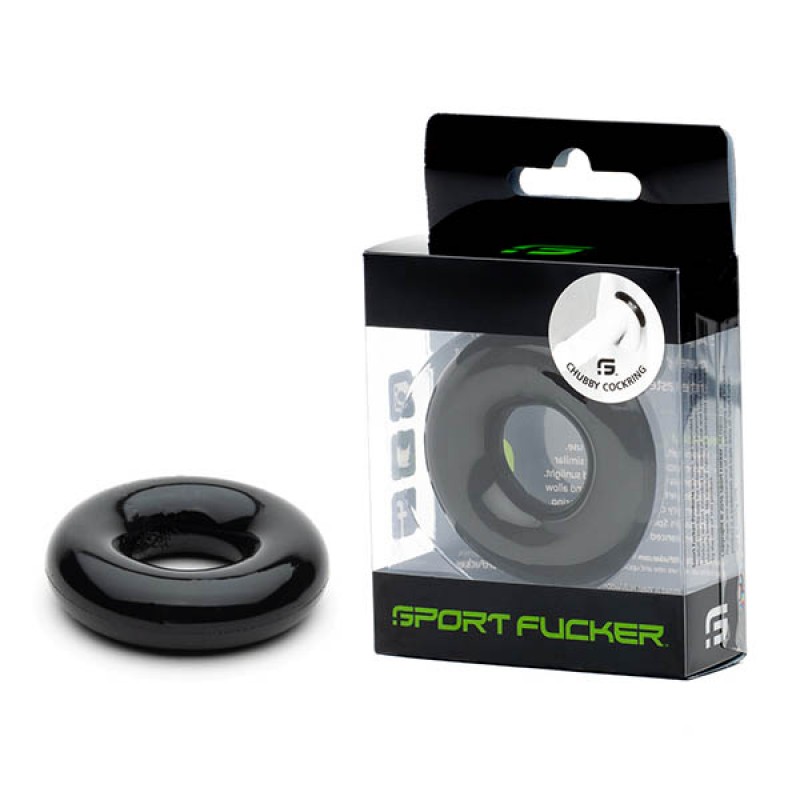 Sport Fucker Chubby Cockring - Black