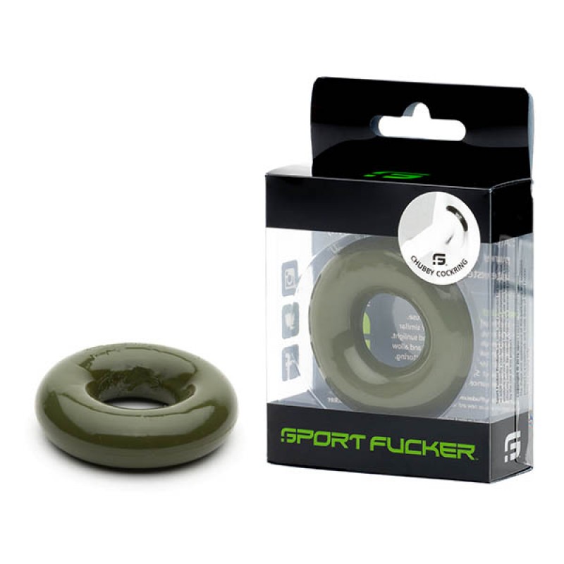 Sport Fucker Chubby Cockring - Army Green