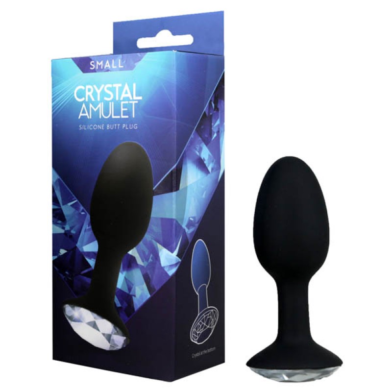 Crystal Amulet Silicone Butt Plug - Small