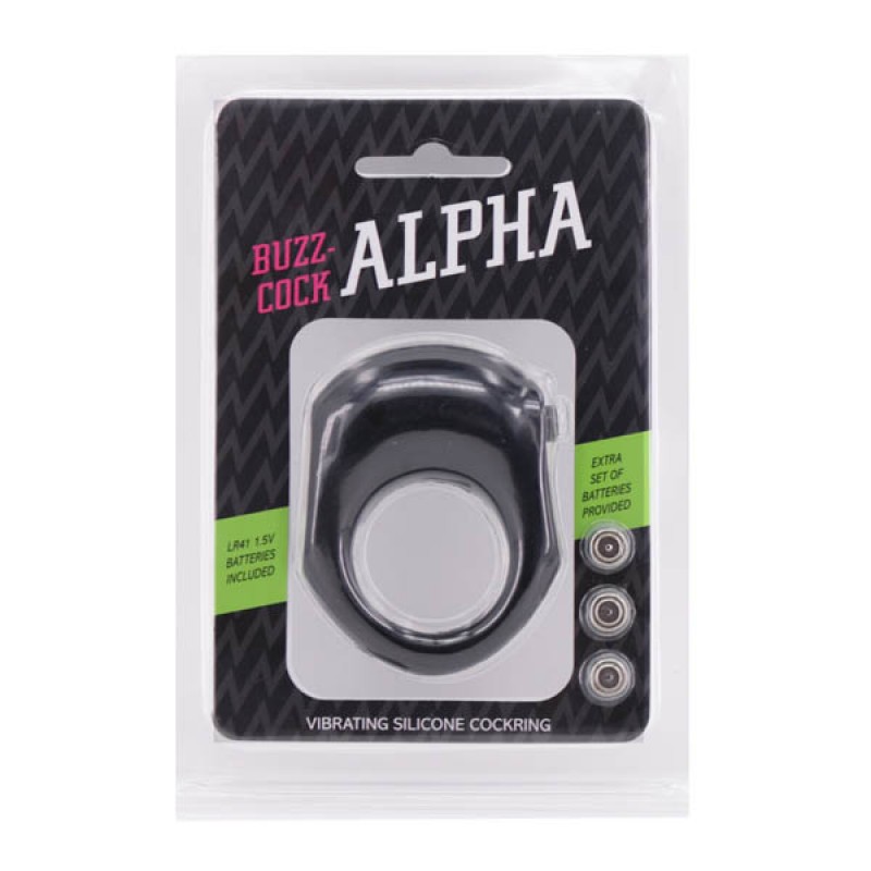 Buzz-Cock Alpha - Vibrating Silicone Cock Ring