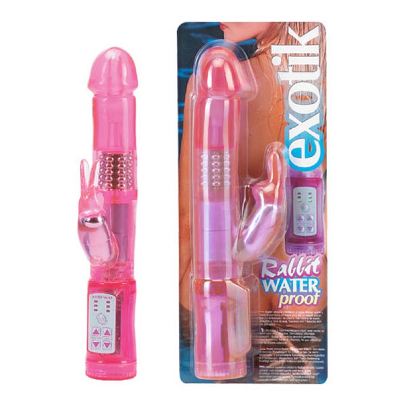 Exotik Rabbit 6'' Pearl Vibrator - Pink