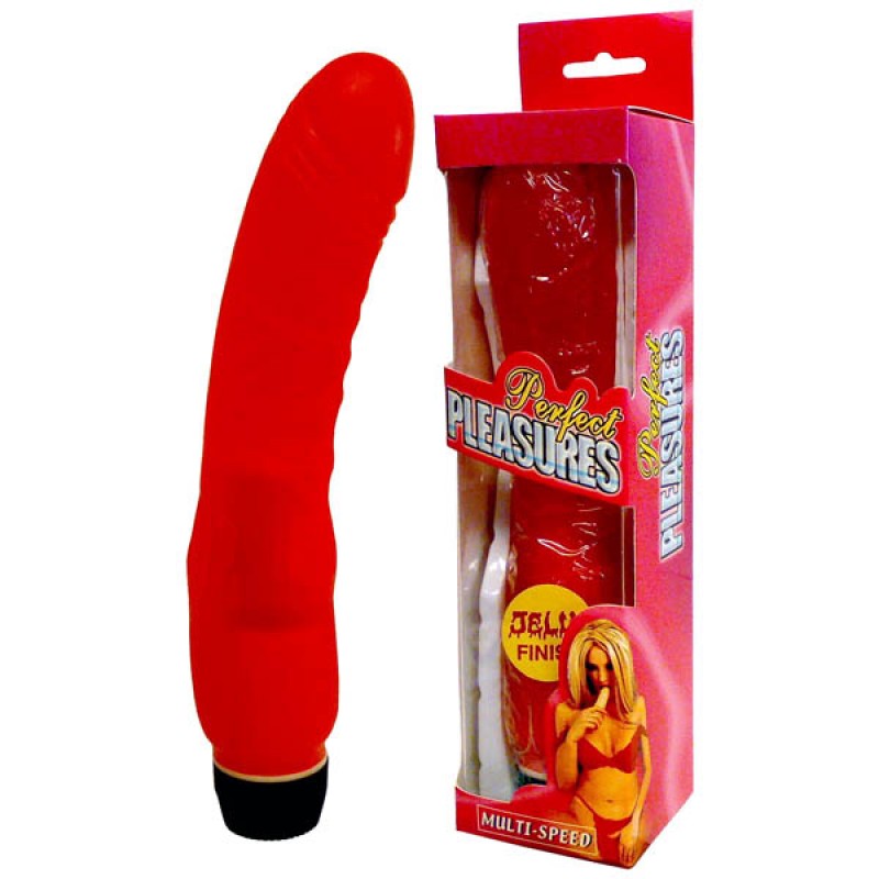 Perfect Pleasures 8'' Vibrator - Red