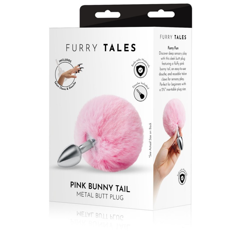 WhipSmart Furry Tales Bunny Tail - Pink