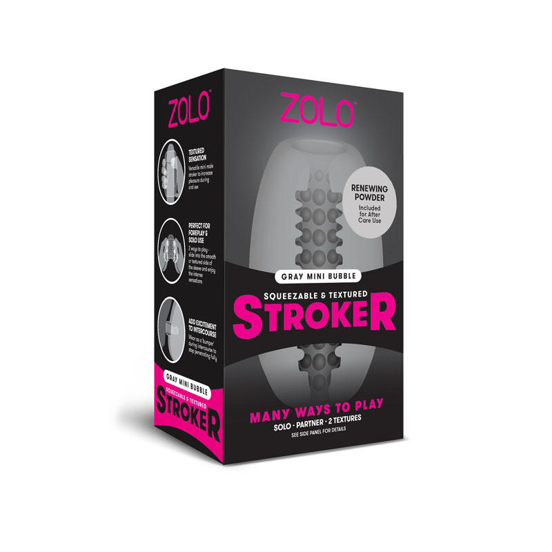 Zolo Mini Bubble Stroker - Grey