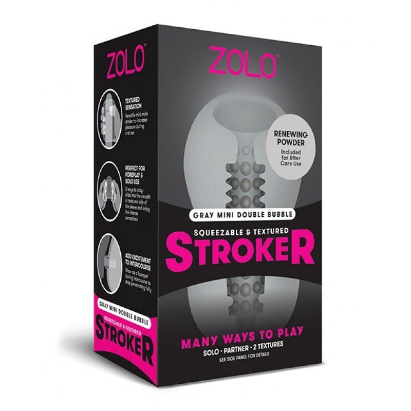 Zolo Mini Double Bubble Stroker - Grey