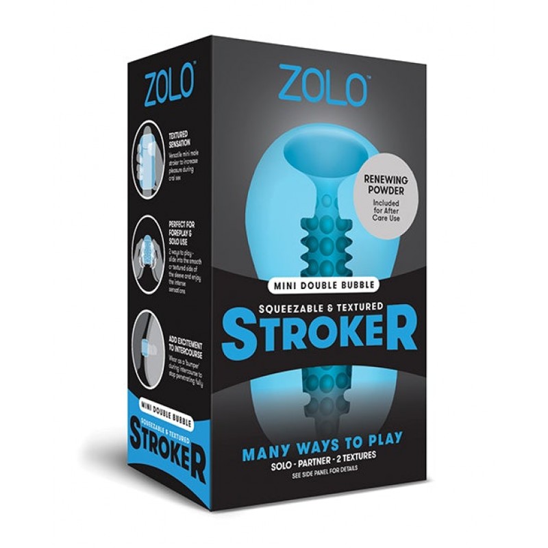 Zolo Mini Double Bubble Stroker - Blue