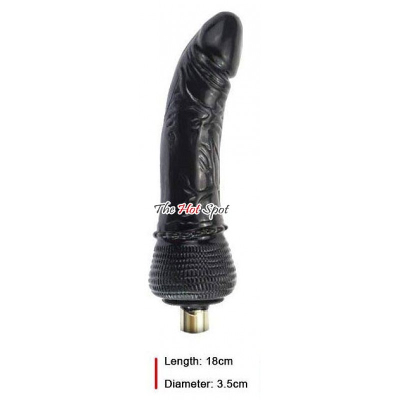 Automax V2 Fucking Machine - Attachment - Black Penis Dildo