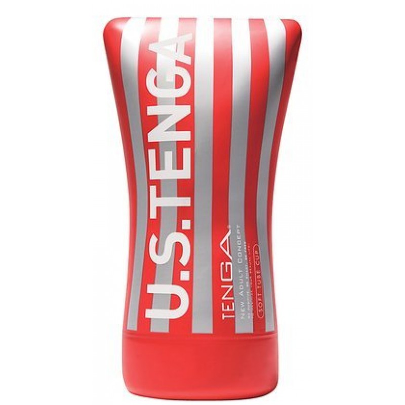 Tenga Ultra Sized Soft Tube Cup Red Standard Masturbator