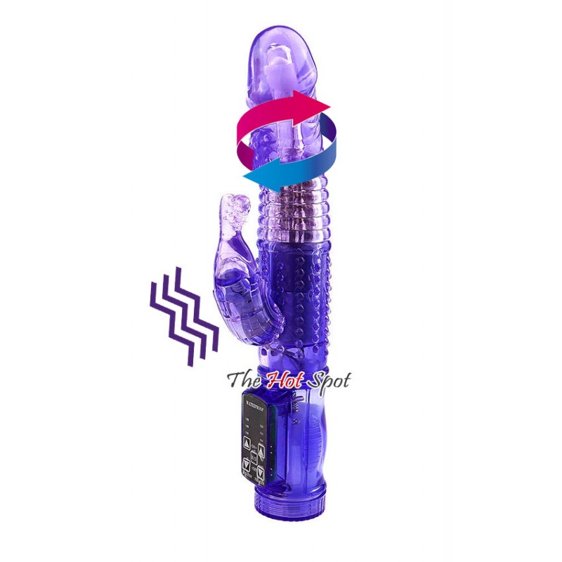 Rotating G-Spot Jack Rabbit - Purple