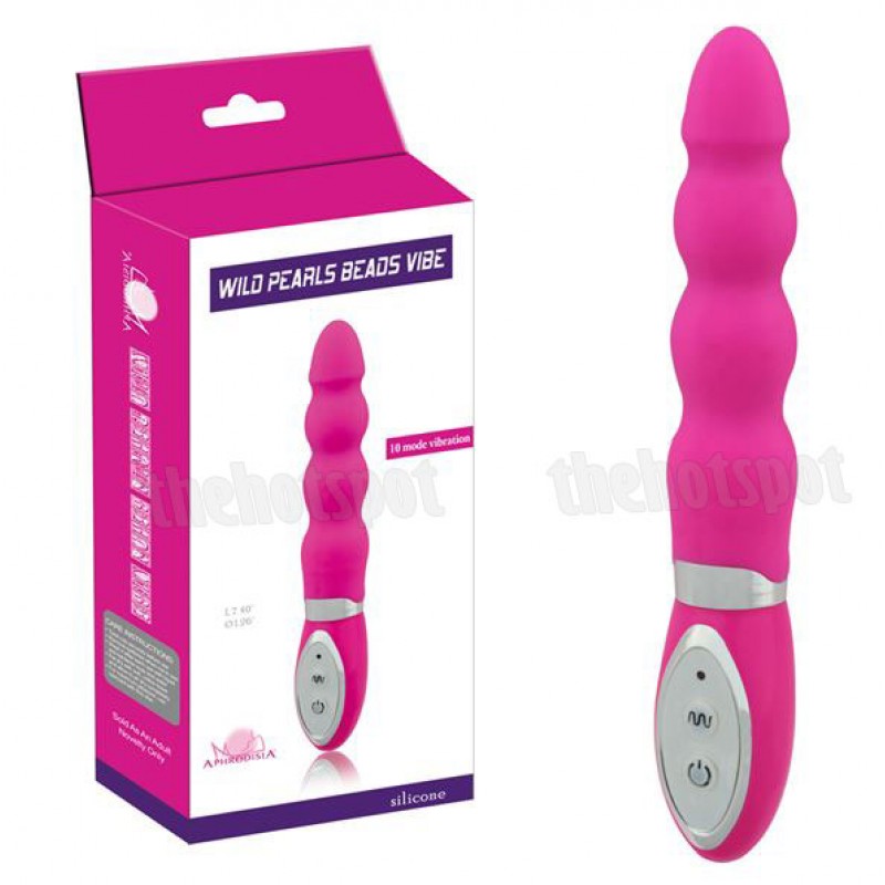 Wild Pearls Bead G-Spot Vibrator - Pink