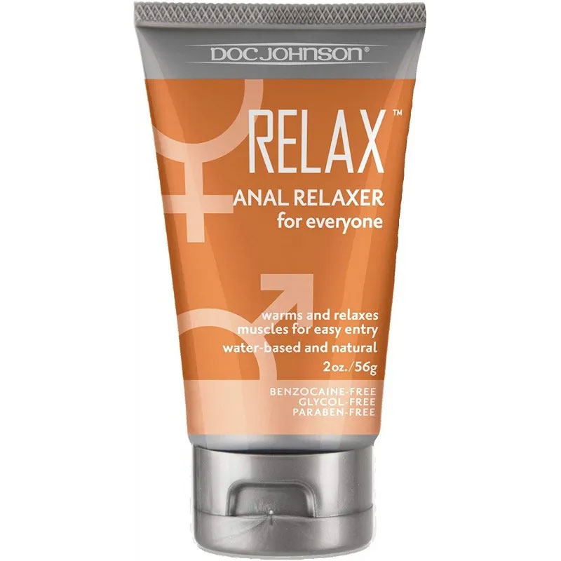 a bottle of doc ohnson relax anal relaxer cream