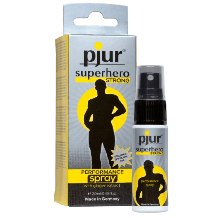 a bottle of pjur superhero strong delay spray